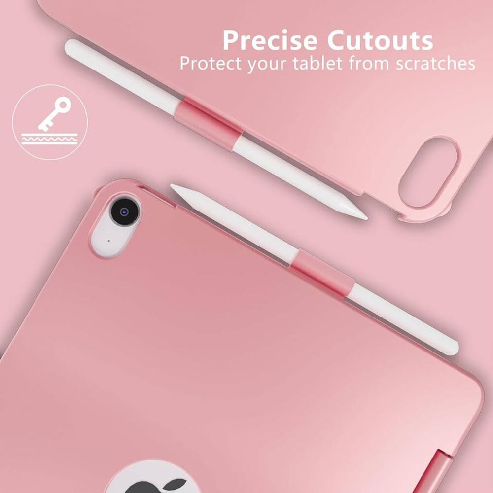 FUWANG Touch For IPad Air 11 Inch Air 5th 4th Generation Case With Keyboard - On - Picture 2 of 10